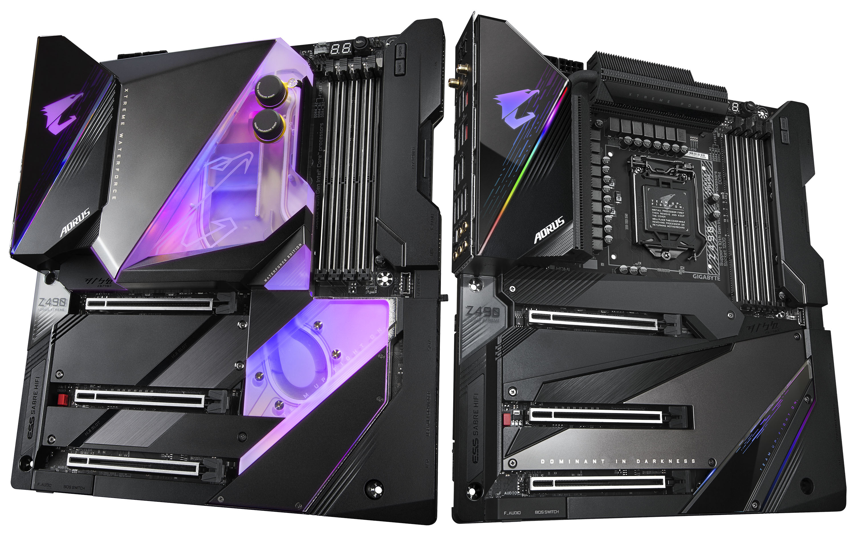 GIGABYTE Z490 Aorus Xtreme and Xtreme WaterForce - The Intel Z490